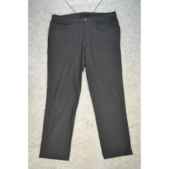 lululemon athletica Other - Lululemon Pants Mens 38x31 Black ABC Classic 5 Pocket Stretch Casual Golf Travel